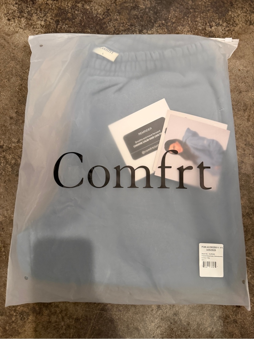 Comfrt sweatpants - Sky Blue